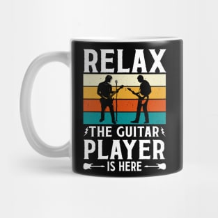 Relax The Guitar Player Is Here - Retro Design Mug